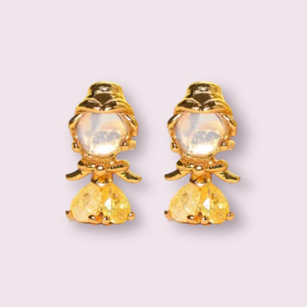 Disney Inspired Earrings- Belle/Beauty And The Beast